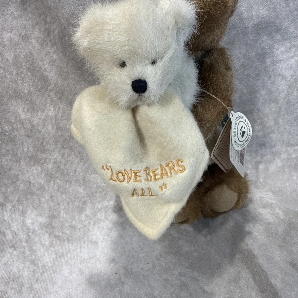 Boyds  Bears Plush Baby Mom Best Dressed  Collection Love Bears All  Green NWT